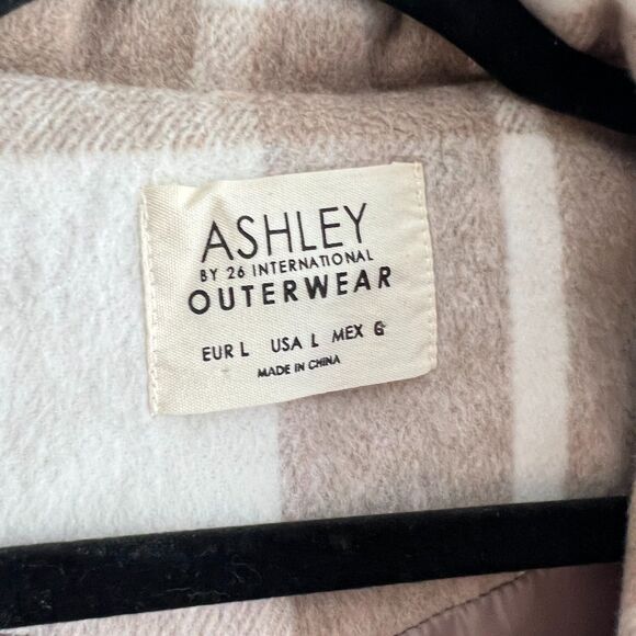Ashley Outerwear Neutral Blazer Jacket Double Breasted Soft Teddy - Large - Picture 3 of 6